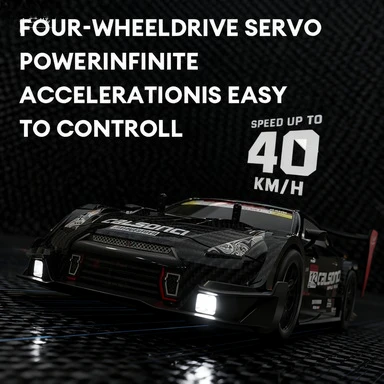 40KM/H リモコンカー 充電式 レーシング ドリフト 電動 グラフィティ RCカー 男の子向け誕生日プレゼント