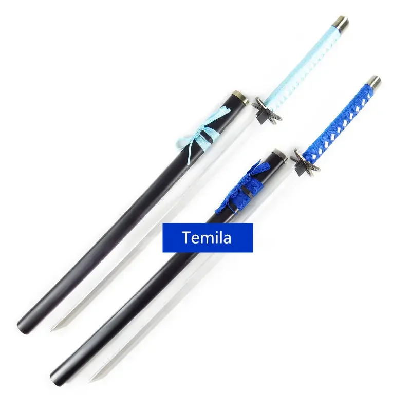 [Funny] 100cm Cosplay Anime Bleach weapon Hitsugaya Toushirou Katana wooden Sword Costume party Anime show Japan samurai sword