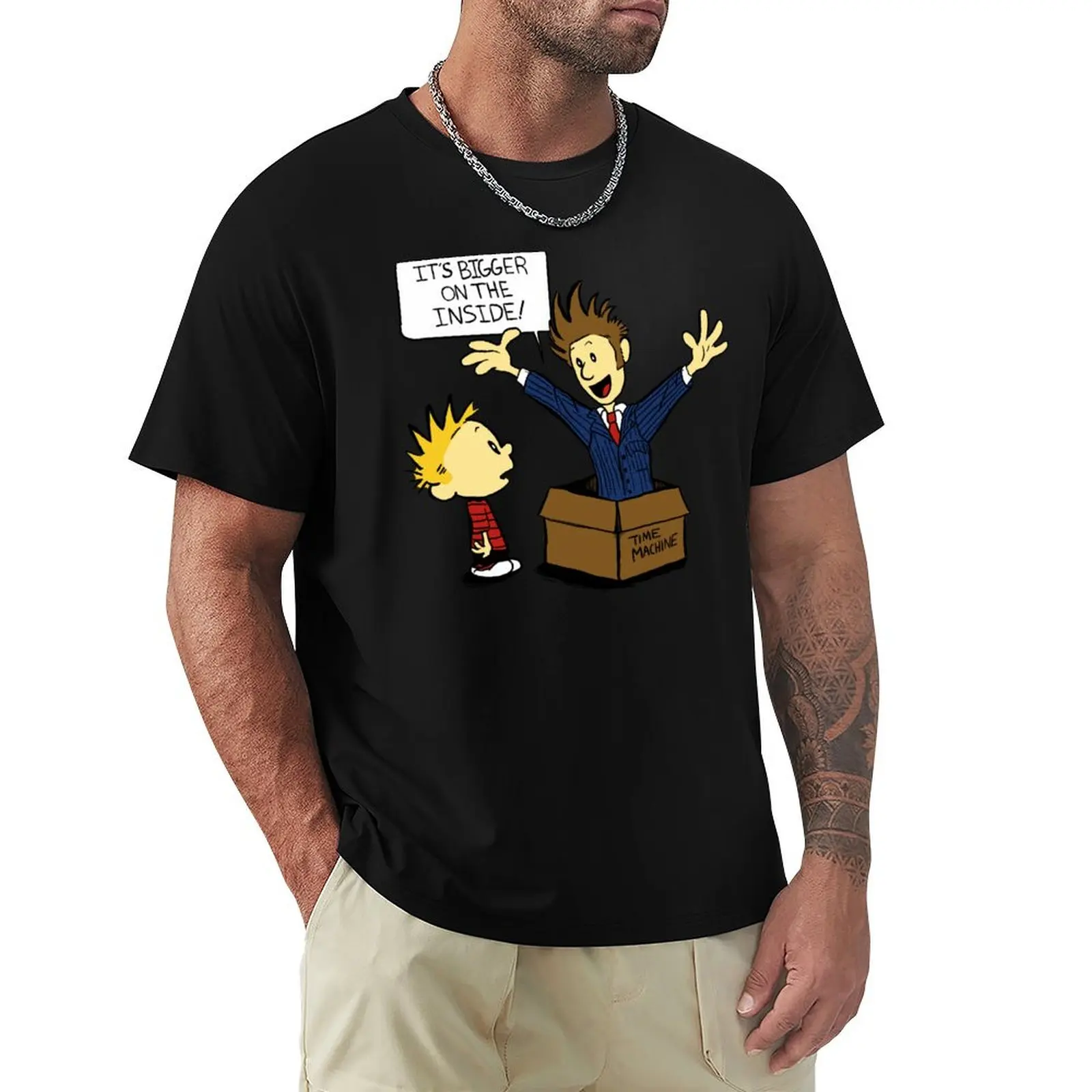 

Calvin and the Doctor T-Shirt sublime vintage graphic tee essential t shirt men workout shirt