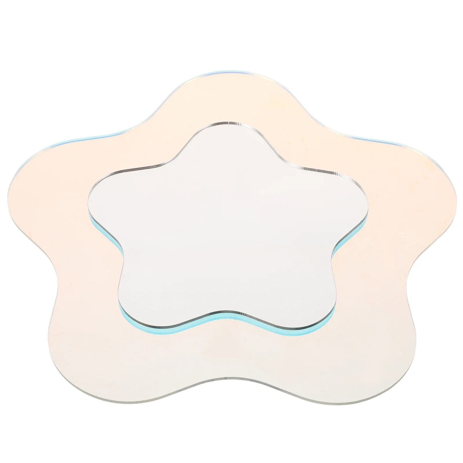 Specchio magnetico per armadietto da viaggio in acrilico per mini frigorifero estetico senza cornice