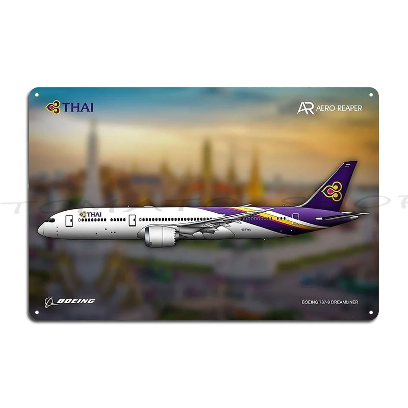 Dreamliner Flightdeck Metal Sign Poster Wall Decor Club Bar Living Room Bar Cave personalized  Tin Sign Poster