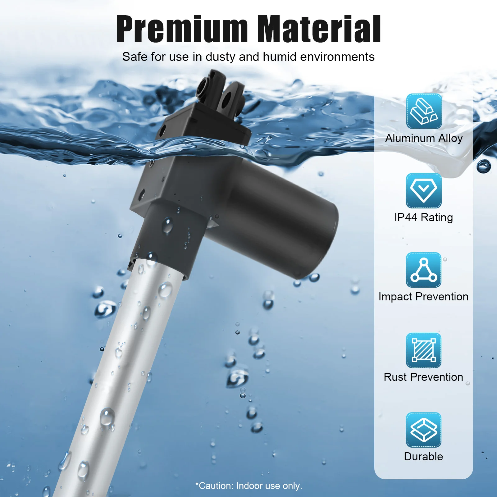 

Mini Telescopic Linear Actuator DC 12V-5A, Stroke Actuator 6000n Force Free Shipping, Linear Actuator 500mm for TV Lifters