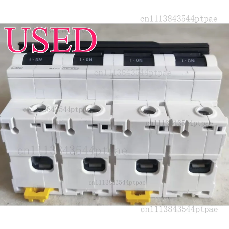 A 4p circuit breaker: c120h c80, rated 80a, ac400v (actual picture taken)