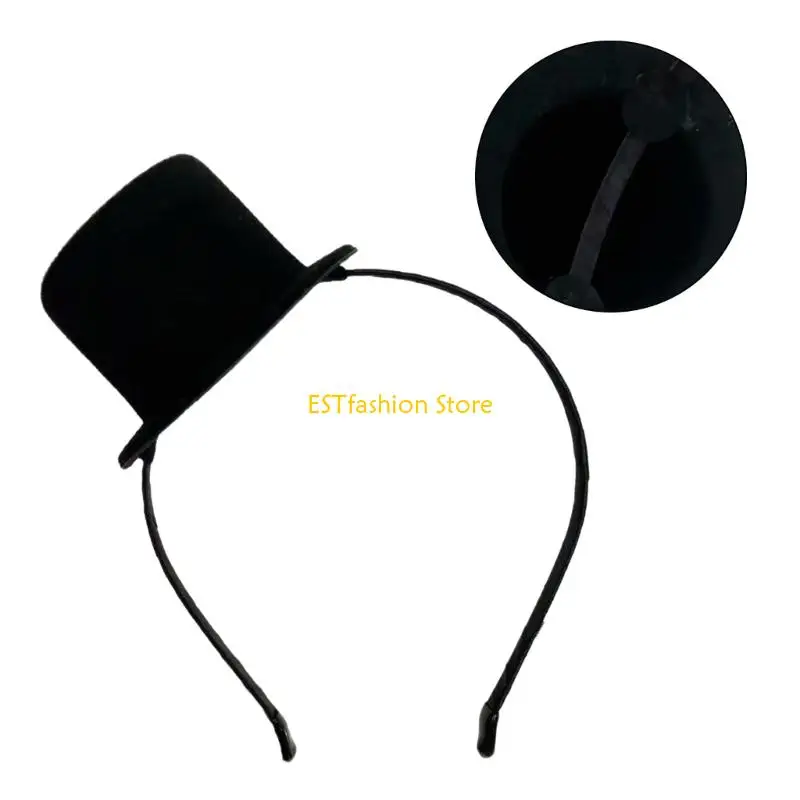 Y5GC MINI TOP HAT TOPLEND TEAS BASTERINE BLACK SMITHER SCHELLEATOR FACKING FOR