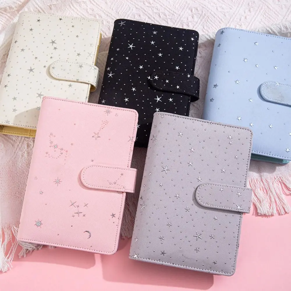 Multi-functional PU Leather Savings Book Loose Leaf a6 Notebook Budget Planner Cash Saving Organizer