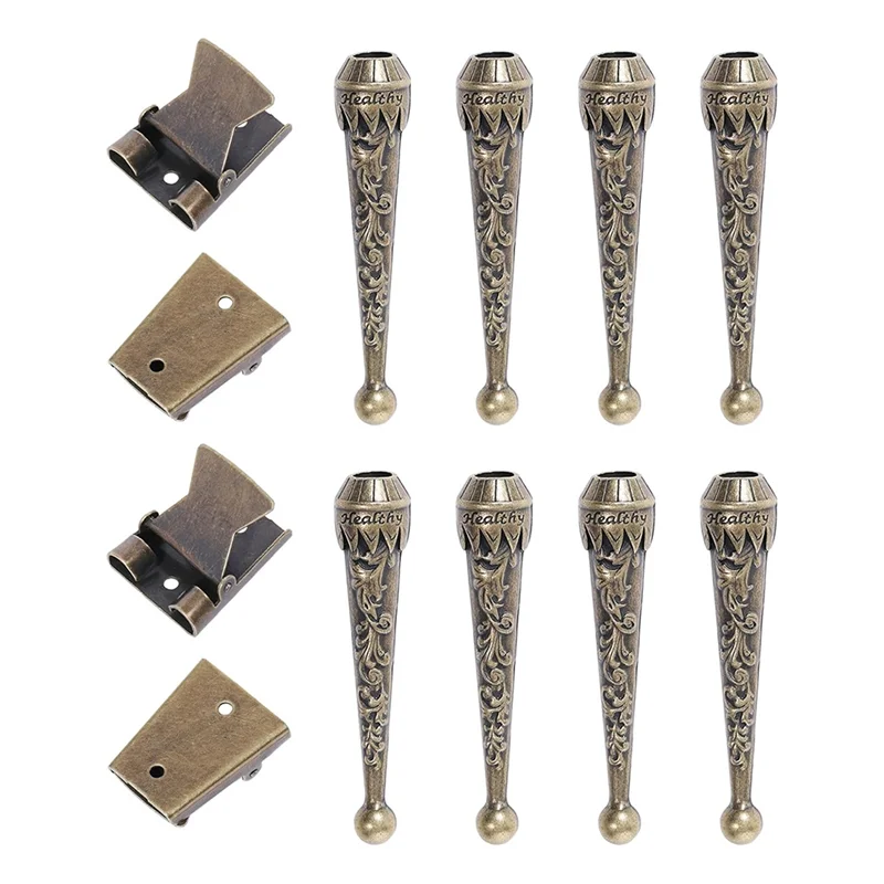 

A83F-12Pc Bolo Tie Findings Kit 8Pcs Bolo Tie Tips Replacement End Caps & 4Pcs Iron Bolo Tie Slider For DIY Bolo Tie Making