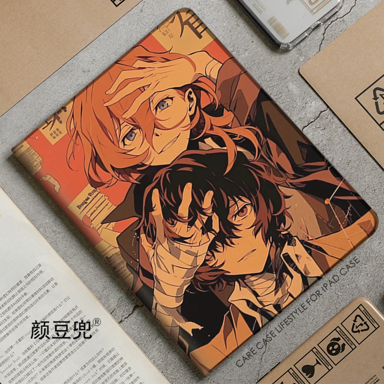 

Osamu Anime Bungo Stray Dogs For iPad Air 45 Mini 5 6 Case Luxury Silicone For Pro 12.9 11 For iPad 10th Protective Air 13 2025