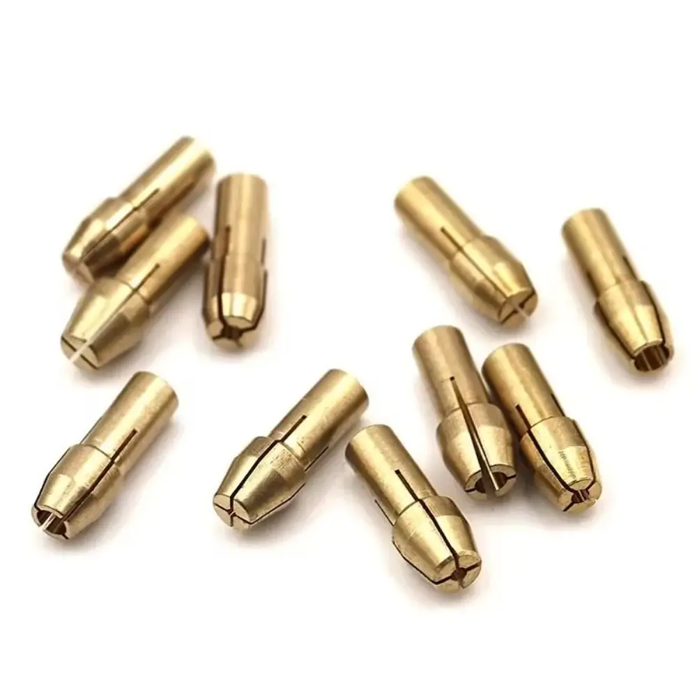 Power Rotary Tool 0.5mm-3.2mm Drill Chucks Collet Brass Mini Chuck Adapter Grinder Chuck Accessory