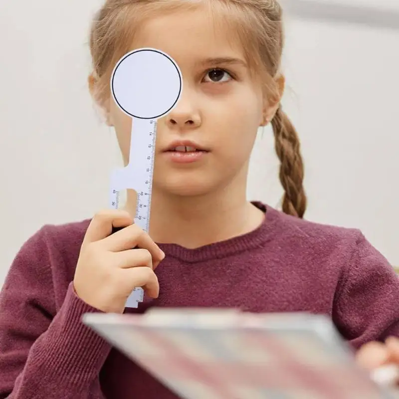 Y51B PD Rule Ruler Eye Chart Eye Occluder Pocket Double Side Eye Test Eye Test Test Test