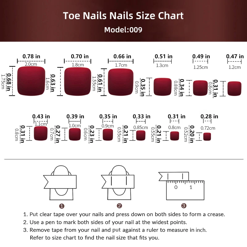 24 uñas postizas para pies, nude, cuadradas, brillantes, con borde blanco francés, para mujer. 6