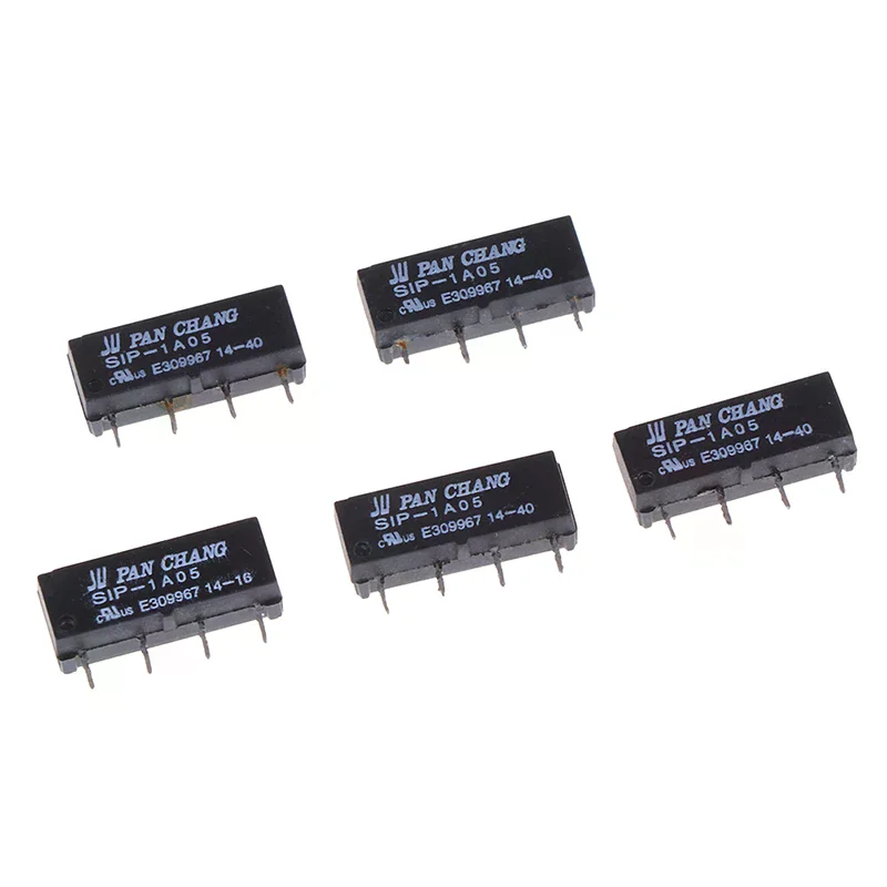Switch Low Power! 5Pcs 4pin 5v Relay SIP-1A05 Reed Switch Relay, For Pan Chang Relay Applications