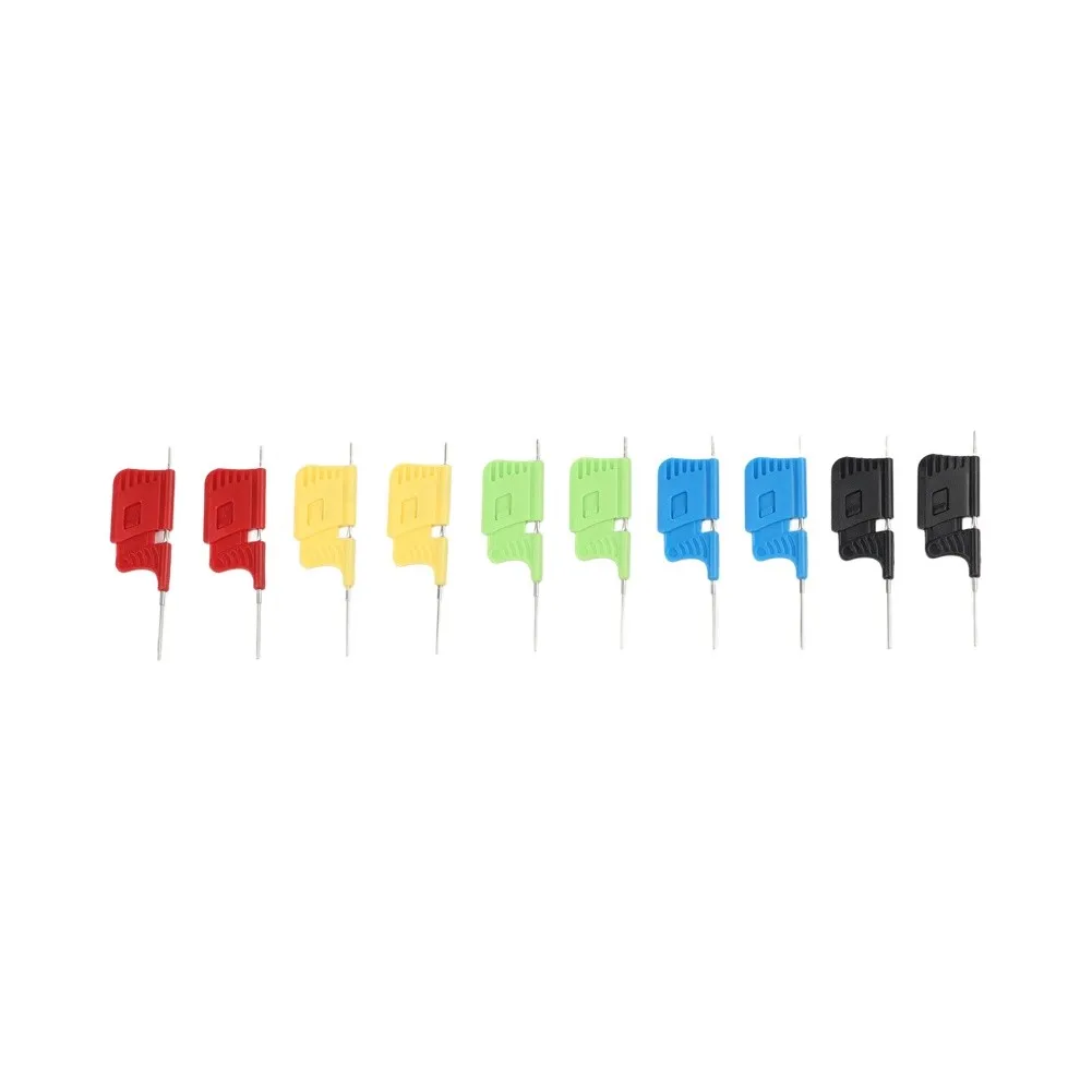 Integrated Circuit Chip Test Clamps for SOP SOIC TSSOP MSOP with Gentle Clamp and Release Design 10 Clips with Wires