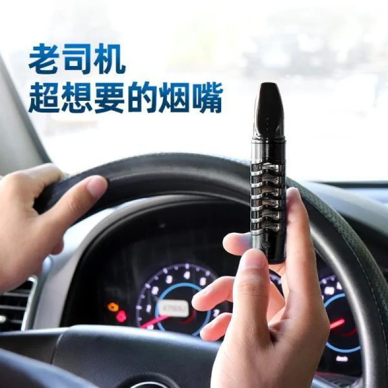 Non dropping ashtray artifact smoking artifact smoking anti ashtray lazy person driving inner cigarette holder bullet free