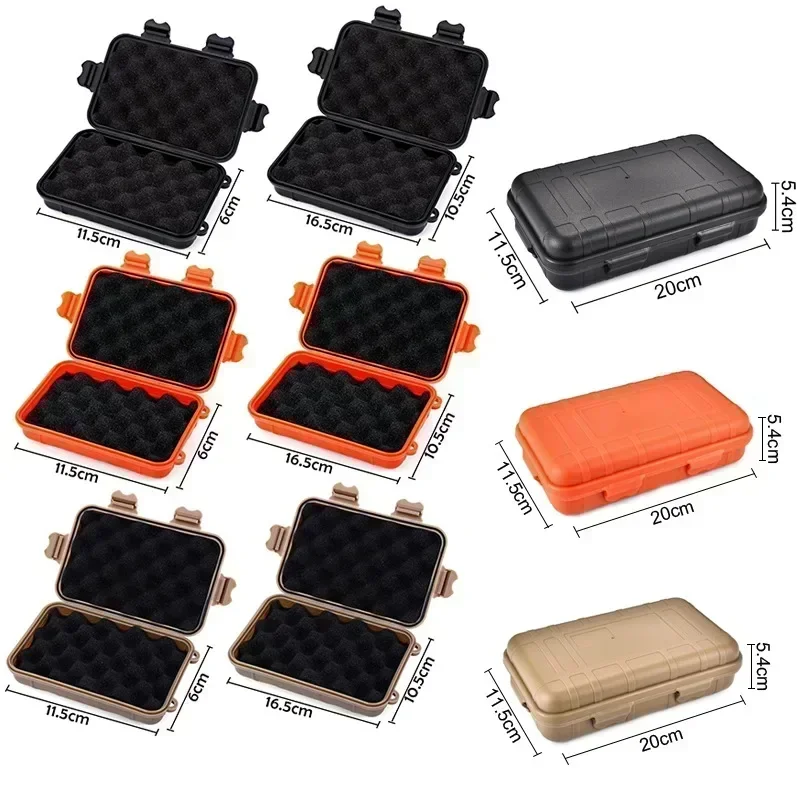 Multi-model Outdoor Plastic Waterproof Sealed Survival Box Camping Travel Storage Box Household Tool Miscellaneous Storage Box