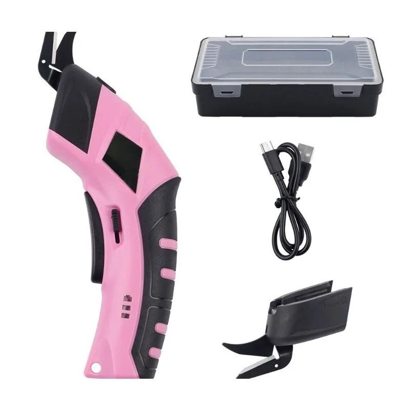 Handheld Electric Fabric Shear Manganese Steel Cutting Tool For Cloth Trimming Leather Edge Trimming And Garment Processing Work