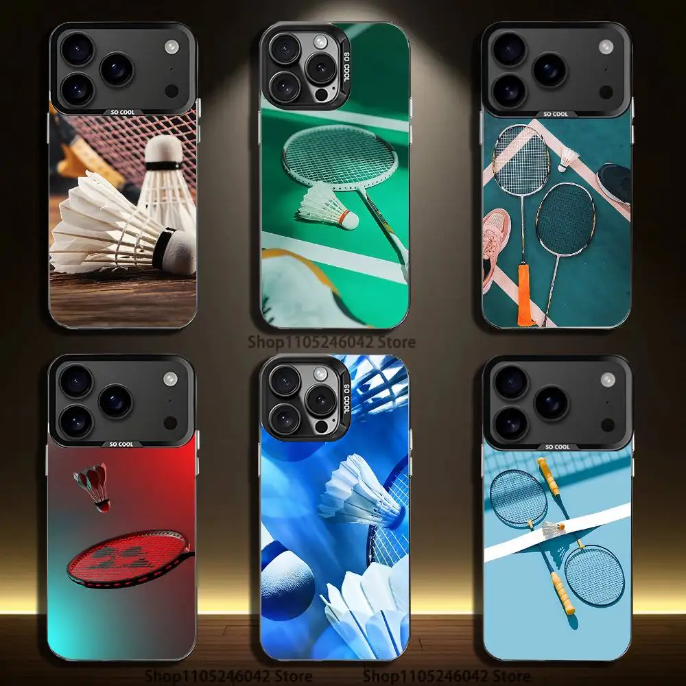 

Sport Badminton Cool For Black Candy Matte Cover iPhone 17,16,15,14,13,12,11,Pro,MAX,Plus