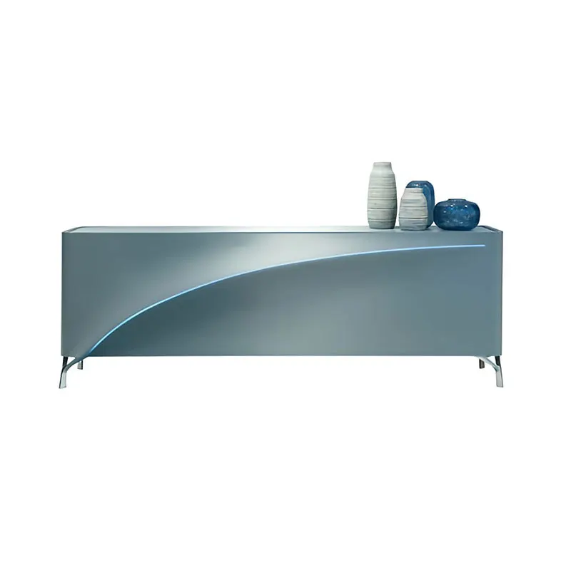 Light luxury high-end automatic lifting wine cabinet modern designer side cabinet