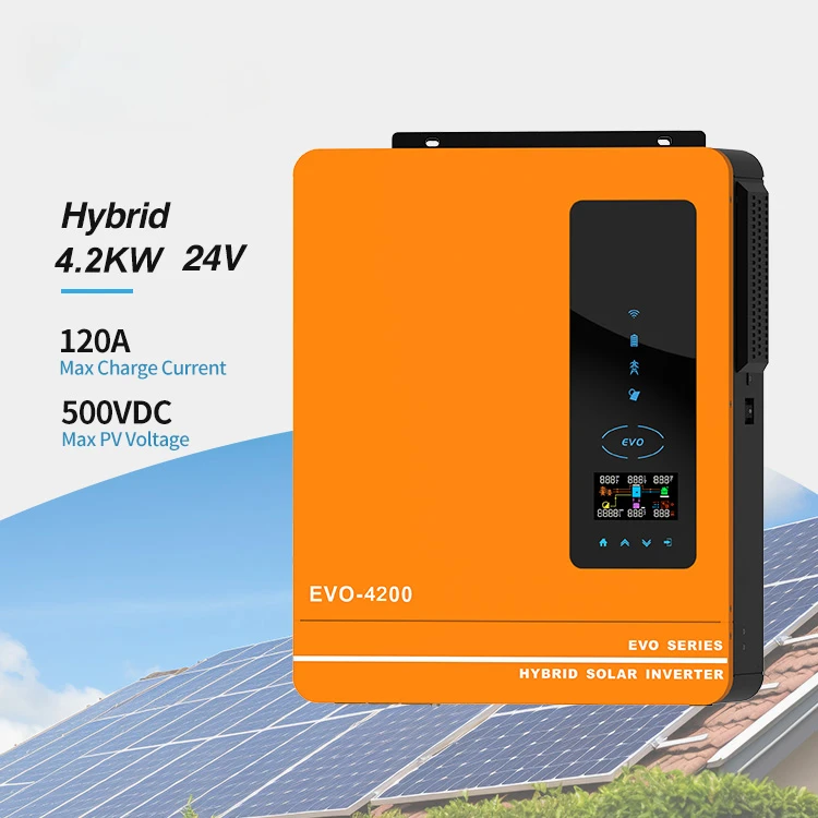 

3kw 4.2kw 5.5kw 6.2kw 24v pure sine wave hybrid solar inverter for home