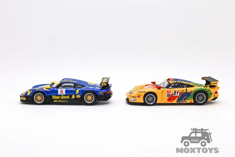 

Sparky x Tiny 1:64 GT1 Blue Coral 1997 D ROHR Diecast Model Car