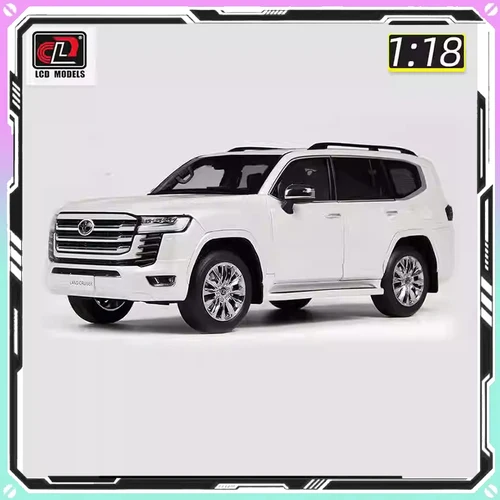 1/18 LCD 자동차 모델 랜드 크루저 LC300 ZX SUV 금속 자동차 시뮬레이션 룸 장식 다이 캐스트 모델 소년 맞춤 생일 장난감 선물