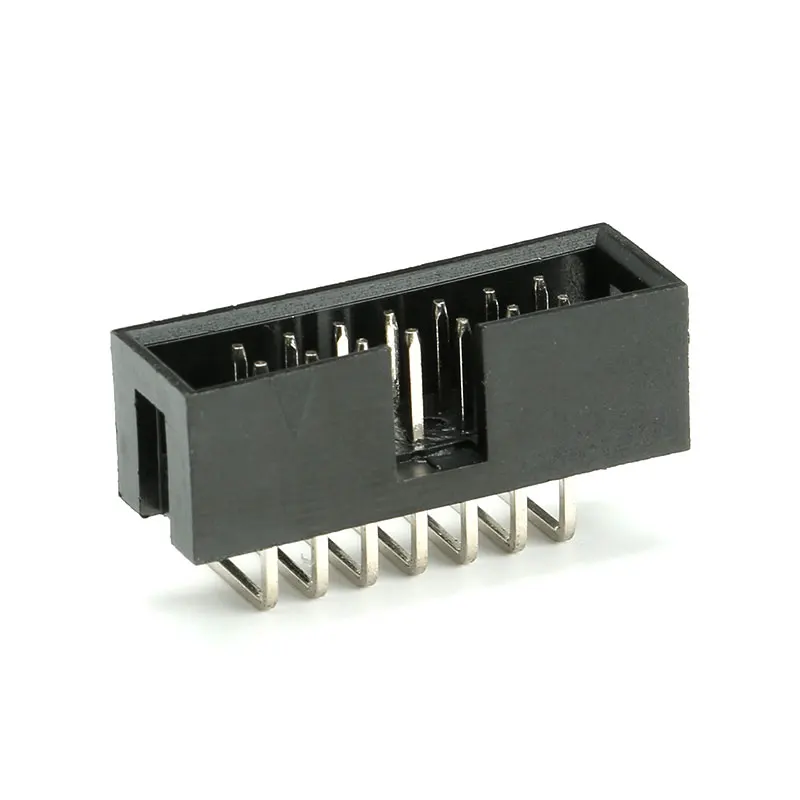 10 sztuk DC3 Dip 14 Pin podwójnie rozmieszczone kątowe igły Pitch 2.54MM Idc Box nagłówki złącze gniazdo męskie — zdjęcie 4