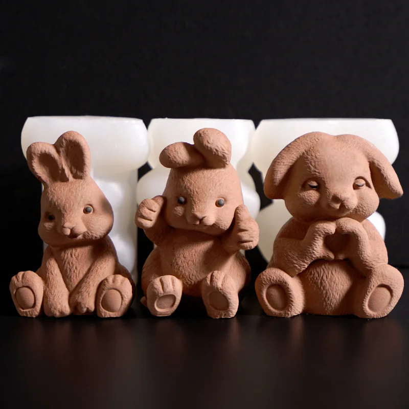 

Силиконовые формы для свечей в виде кролика, сделай сам, ароматические животные, собака, мыло, свеча, силиконовая форма, ремесленный орнамент, пластырь, форма для эпоксидной смолы