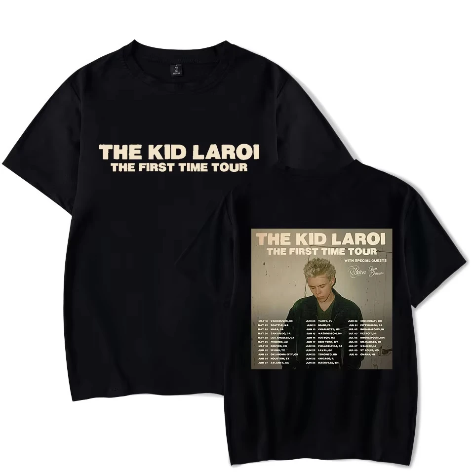 The Kid Laroi T-shirt The First Time Tour 2026 Merch Women Men Crewneck Short Sleeve Tee