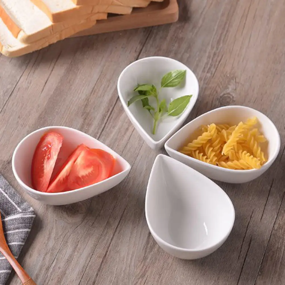 

Набор из 6 экологичных керамических чаш в форме капли для салатов, фруктов, закусок, кухонных принадлежностей, подарков, чаш для закусок