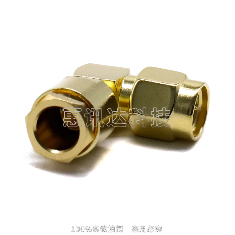 SMA-JW-3 SMA male 90 degree elbow assembly 50-3 cable SMA-JW5 RF connector