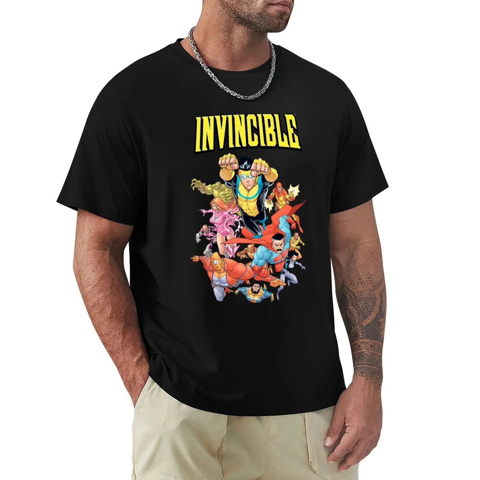 

Invincible T-Shirt Casual Trendy Short Sleeve T-Shirt