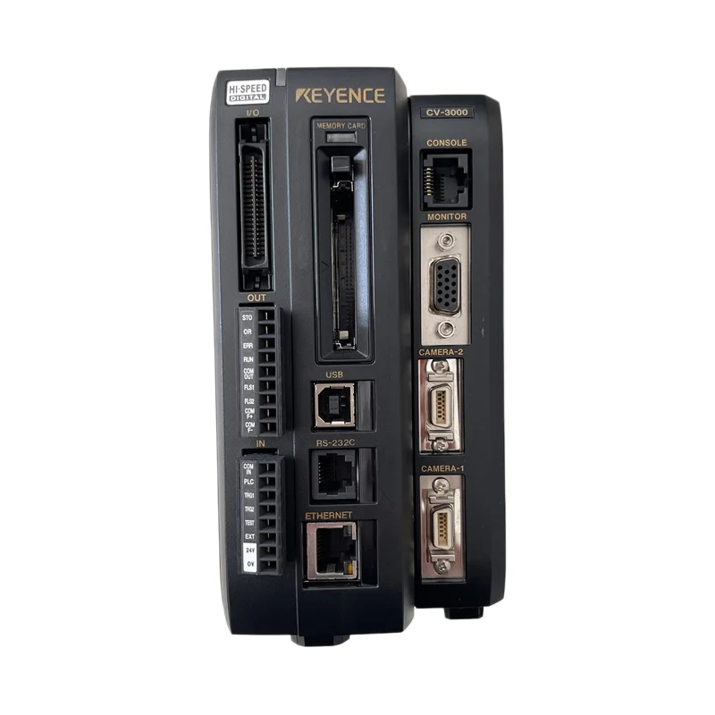 Original KEYENCE CV-3000 CV-3500 CV-3002P CV-3001 CV-3502 Digital Image Sensor Controller Used for Positioning Guidance in Stock