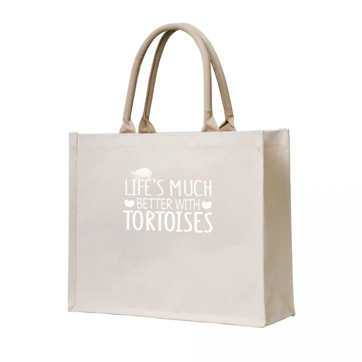 

Life's much better with tortoises cute funny T-shirt Mens Womens Childrens Unisex Gift Present Turtle Tote Bag