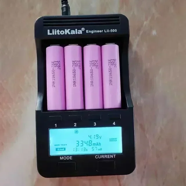 100% جديد وأصلي لبطارية 18650 3500mAh 20A التفريغ INR18650 35E 3500mAh 18650 بطارية ليثيوم أيون 3.7 فولت بطارية قابلة للشحن