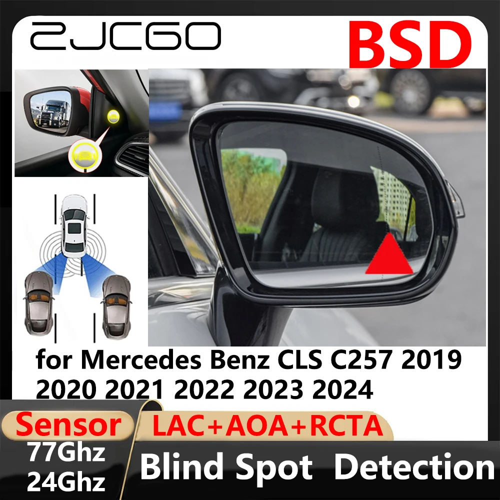 BSD Blind Spot Detection Lane Change Assisted Parking Driving Warnin for Mercedes Benz CLS C257 2019~2024