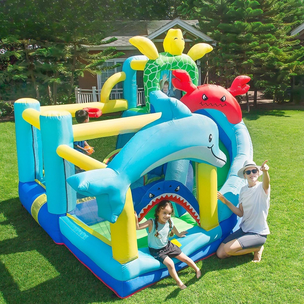

Children's Inflatable Home Castle Air Cushion Indoor Inflatable Castle