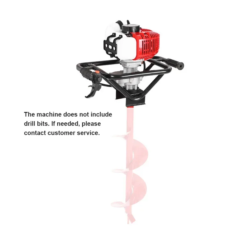 Four-stroke Large Power Engine Drilling Machine Agriculture Tree Planting/Ice Drilling/Landscaping Construction Digger No Drill