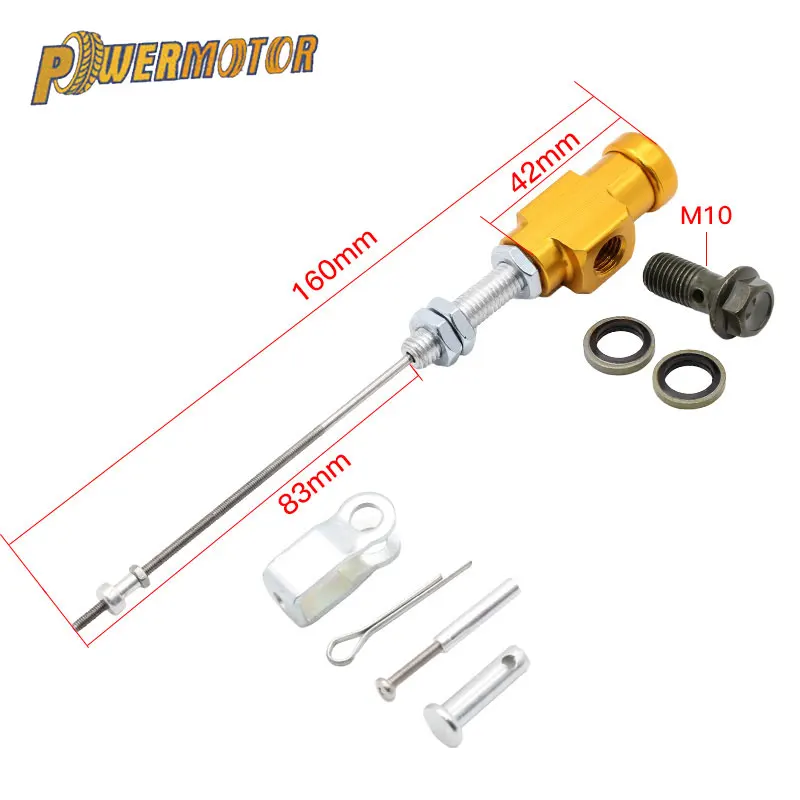 

Motorcycle Hydraulic Brake Clutch Master Cylinder Rod System High Performance Efficient Transfer Pump