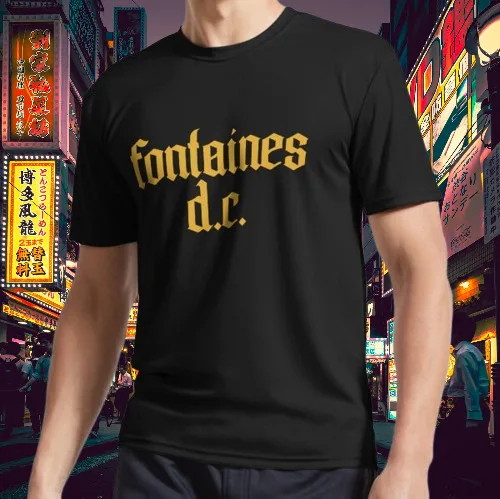 Fontaines D.C. Logo tee (bigger logo) T-Shirt Funny Logo Tee Men's T-Shirt