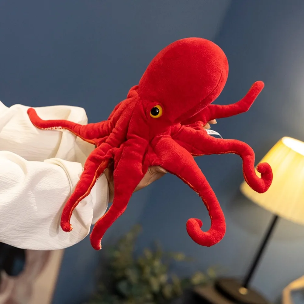 

Sea Animal Octopus Plush Toy Realistic 40cm75cm Red Octopus Dolls Lifelike Back Cushion Stuffed Octopus Home Decor
