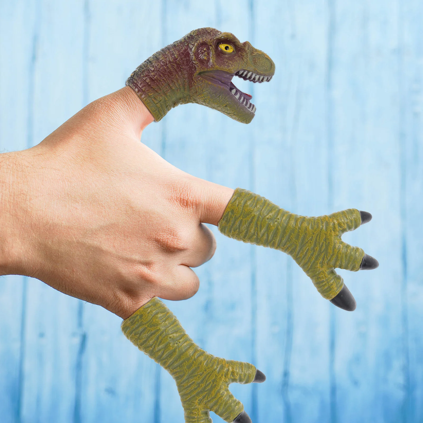 Story Telling Puppet Dinosaur Finger Toy Animals Hand Parent-child Kids Puppets Toys