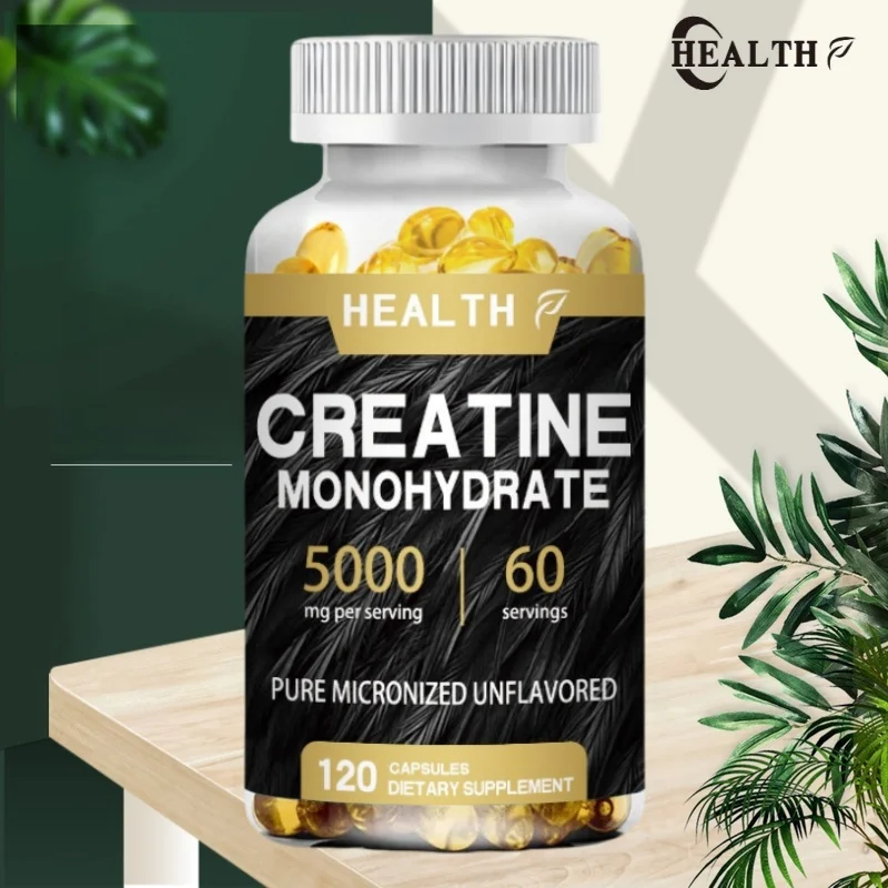 Hot Selling Micronized Creatine Monohydrate 5,000mg 120 Capsules Non-GMO | Gluten-Free |