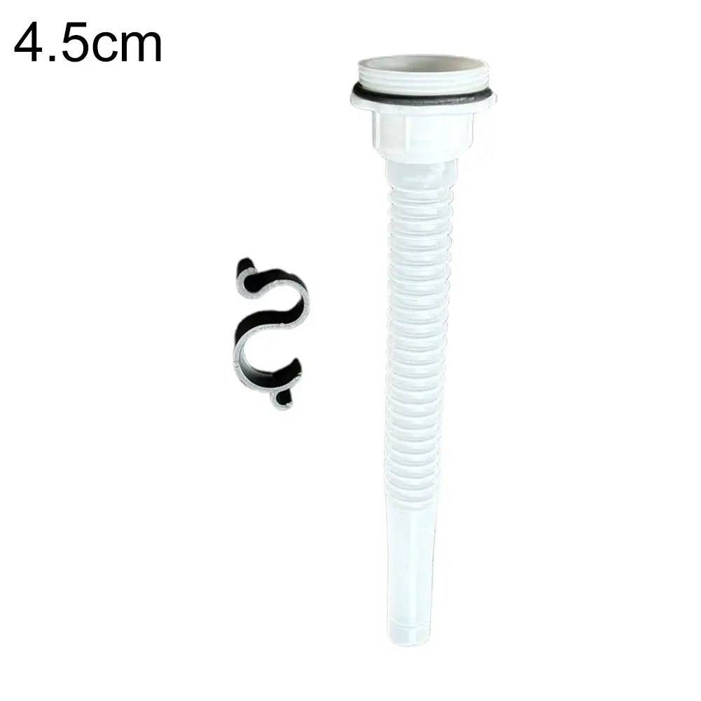 Flexible Gas Can Spout Replacement 360 Degree Bendable Long Nozzle Fuel Can Vent Spout Kit High Strength Plastic Jerry Can Spout