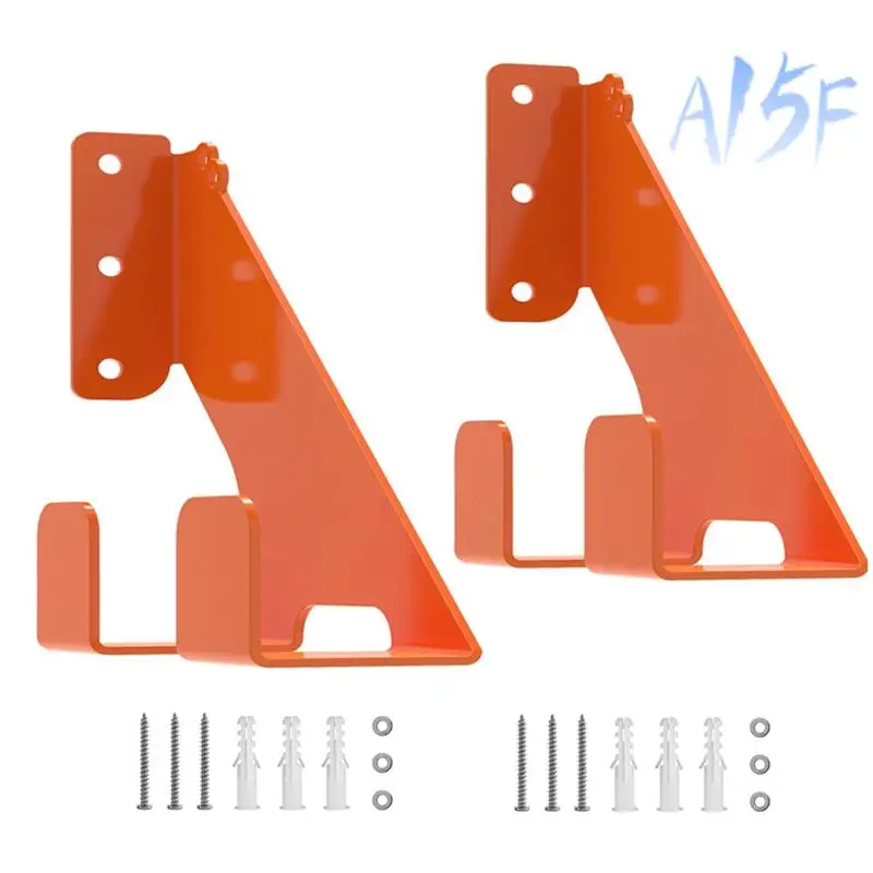 

A15F-2PCS Настенный держатель для бензопилы Сверхмощная вешалка для бензопилы Гаражное хранилище Стойка для бензопилы Органайзер