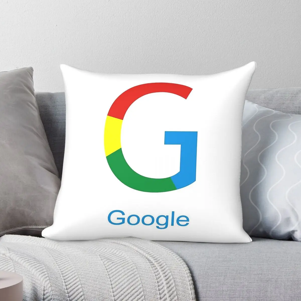 Google Search Everything Pillowcase Polyester Linen Velvet Printed Zip Decorative Throw Pillow Case Car Cushion Cover