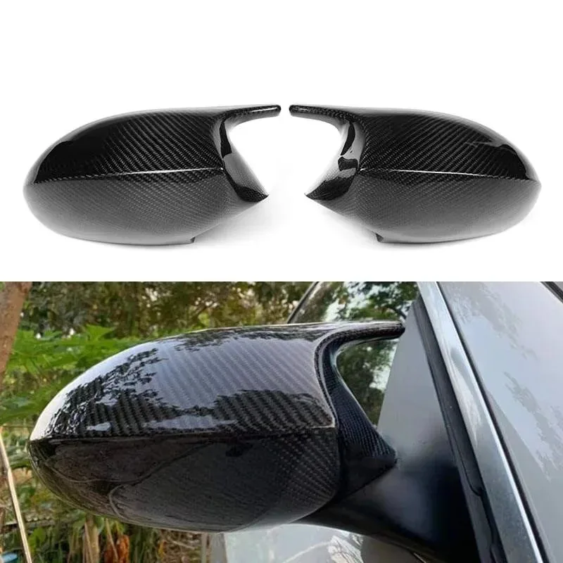 

Fing Wing Carbon Fiber Rear View Side Door M Look Wing Mirror Housing Covers Caps For 3 Series E90 E92 E93 335i 2004+