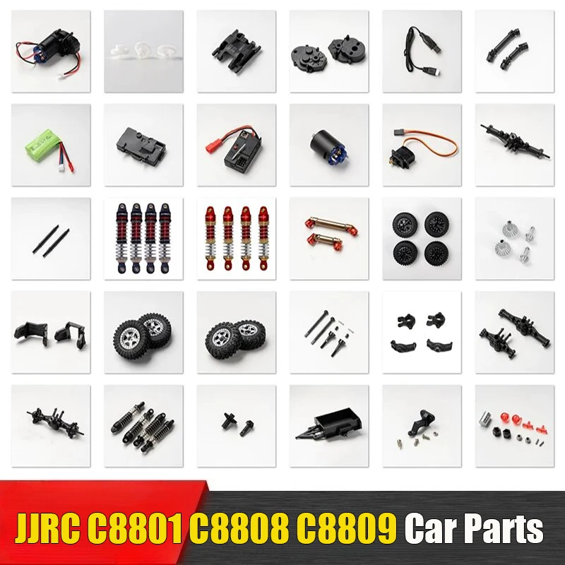 JJRC C8801 C8808 C8809 Wrangler RC Simulation Remote Control Climbing Car Parts Original ESC Drive Shaft
