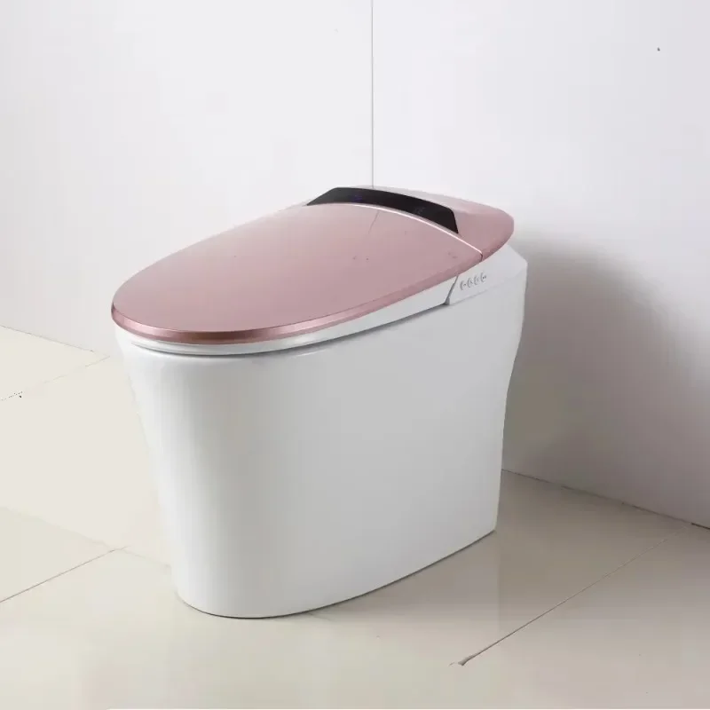 High End Ceramic Floor Mounted Modern Automatic Bathroom Smart Toilet Seat With Self Opening