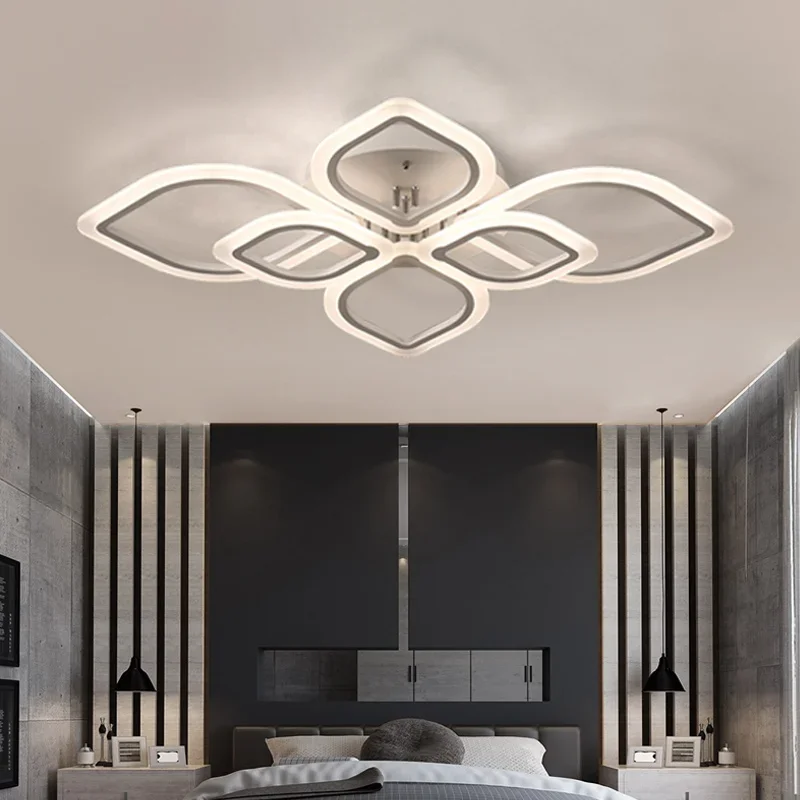 

Modern Acrylic LED Ceiling Light Frames Large Luxury Ceiling Lamp for Living Dining Bed Room Luster Avize