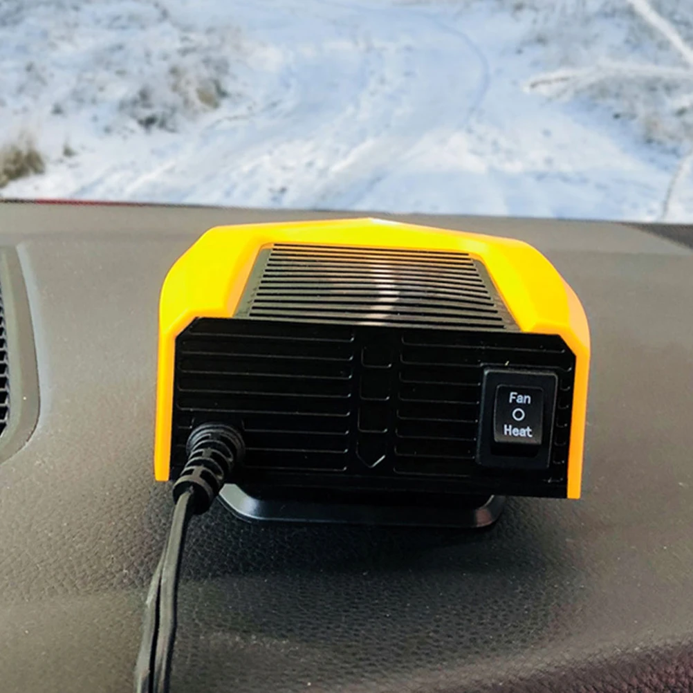 

Portable Car Heater Warmful Fan Defroster Space Heating Device For Vehicle Golf Cart Use Compact Design Long