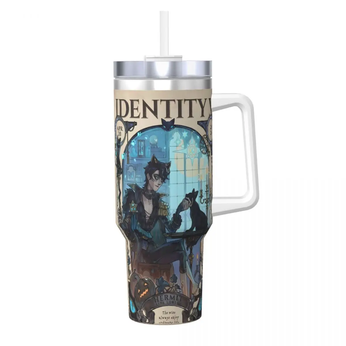 Stainless Steel Tumbler Identitys Vs Thermal Cups Character Leakproof Cold Drink Mugs Cup Beach Printed Water Bottle